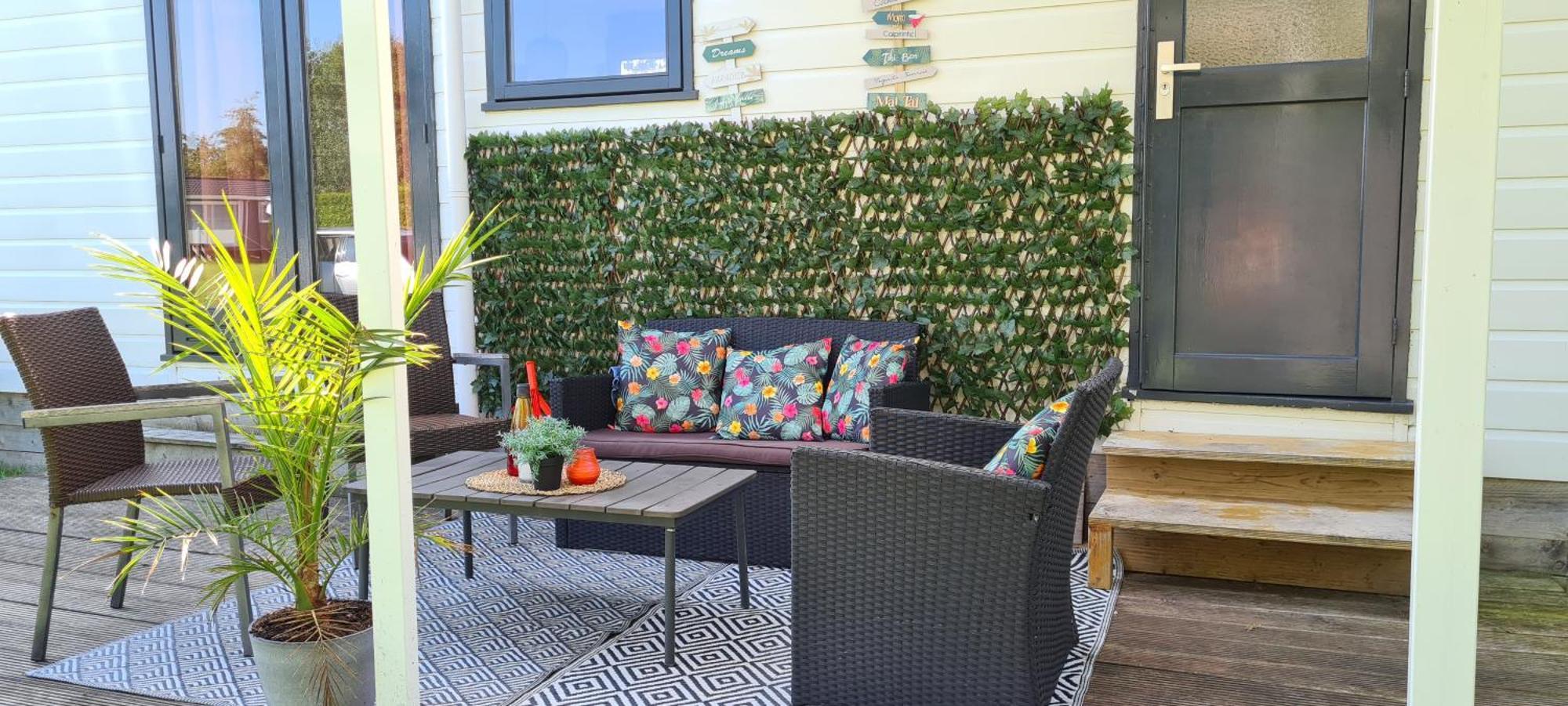 Gezellige Chalet Met Grote Privetuin. Dronrijp Eksteriør bilde